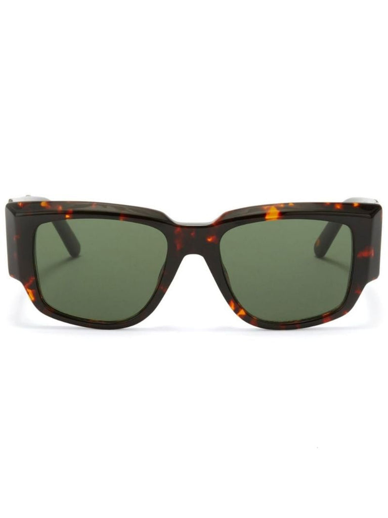 Green Peri Square Sunglasses