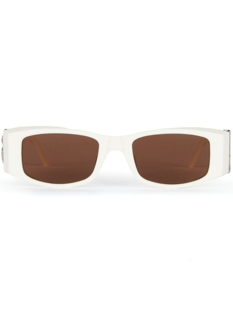White Angel Rectangle Sunglasses