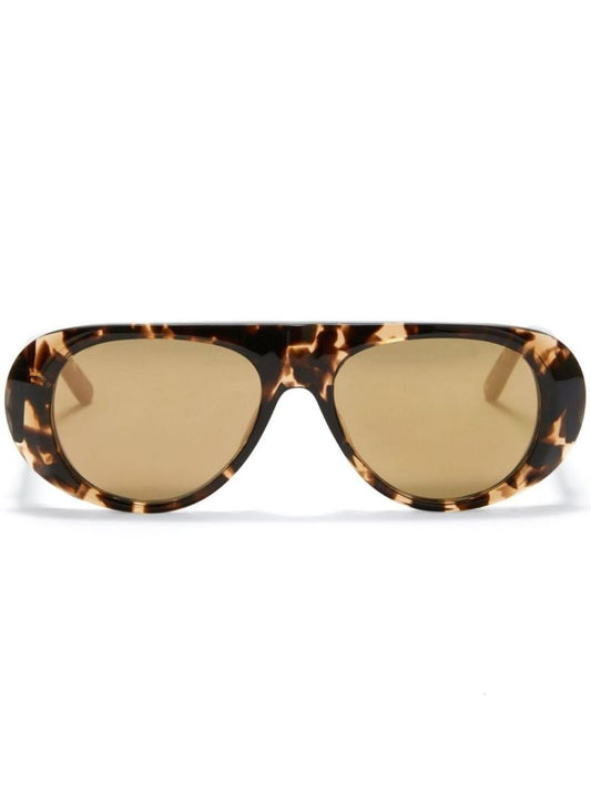 Brown Sierra Round Sunglasses
