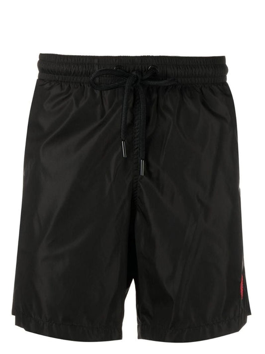 X Marvel Black Spider-man Patch Swim Shorts