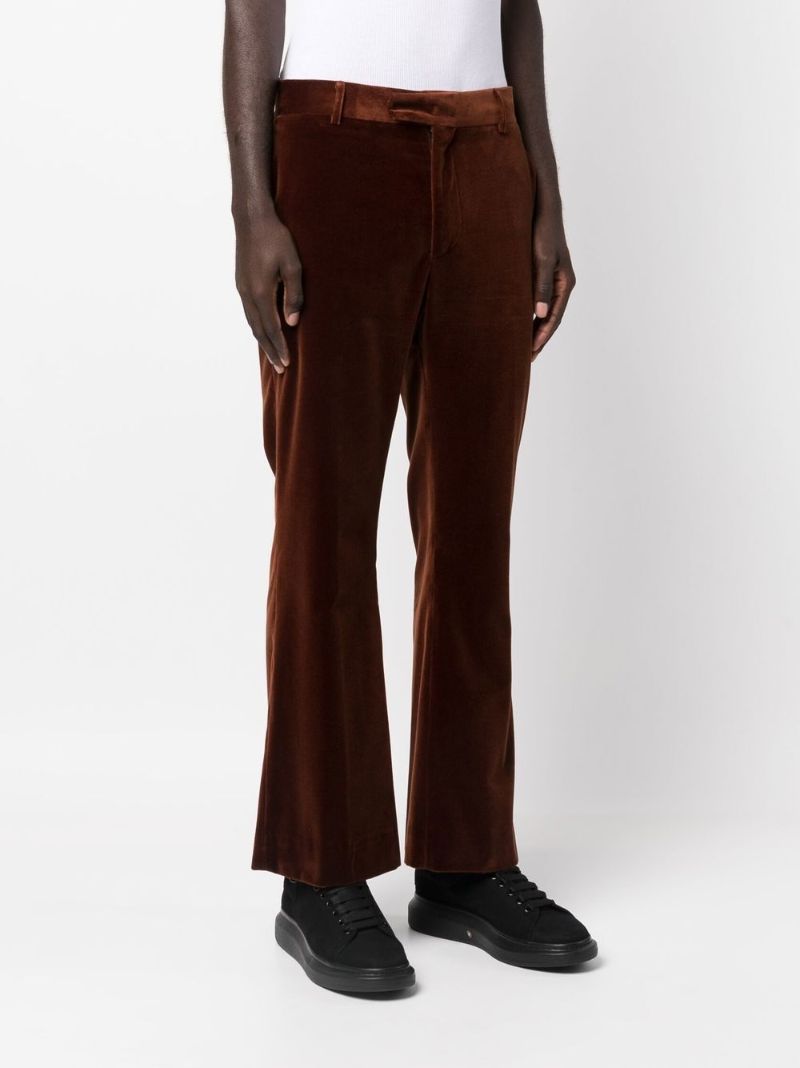 Brown Velvet Suit Trousers