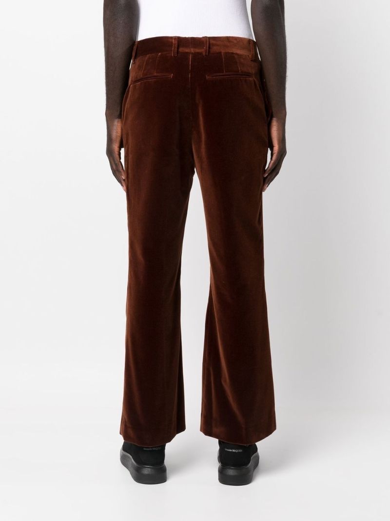 Brown Velvet Suit Trousers