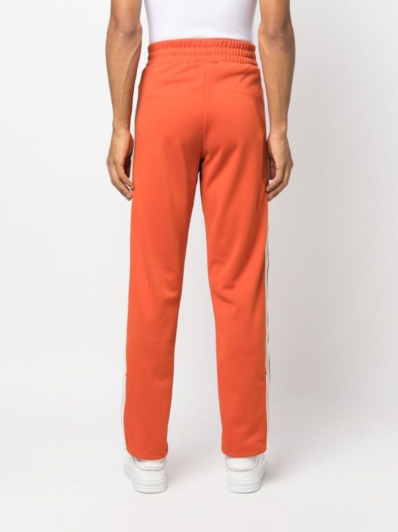 Red Logo Print Track Pants