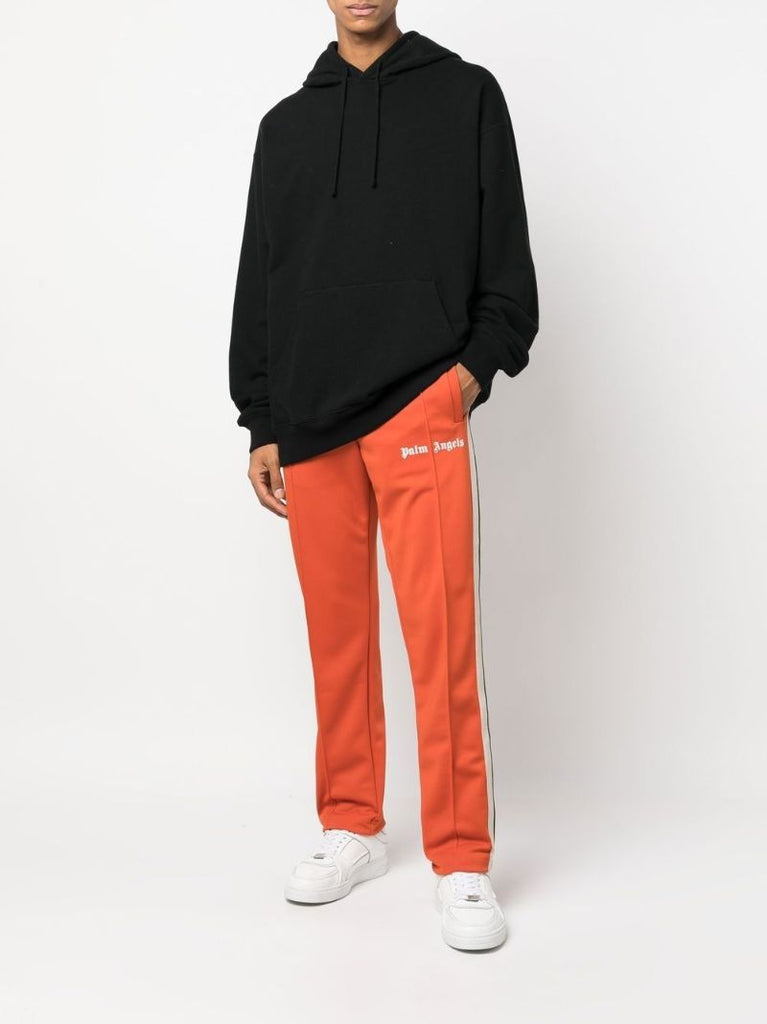Red Logo Print Track Pants