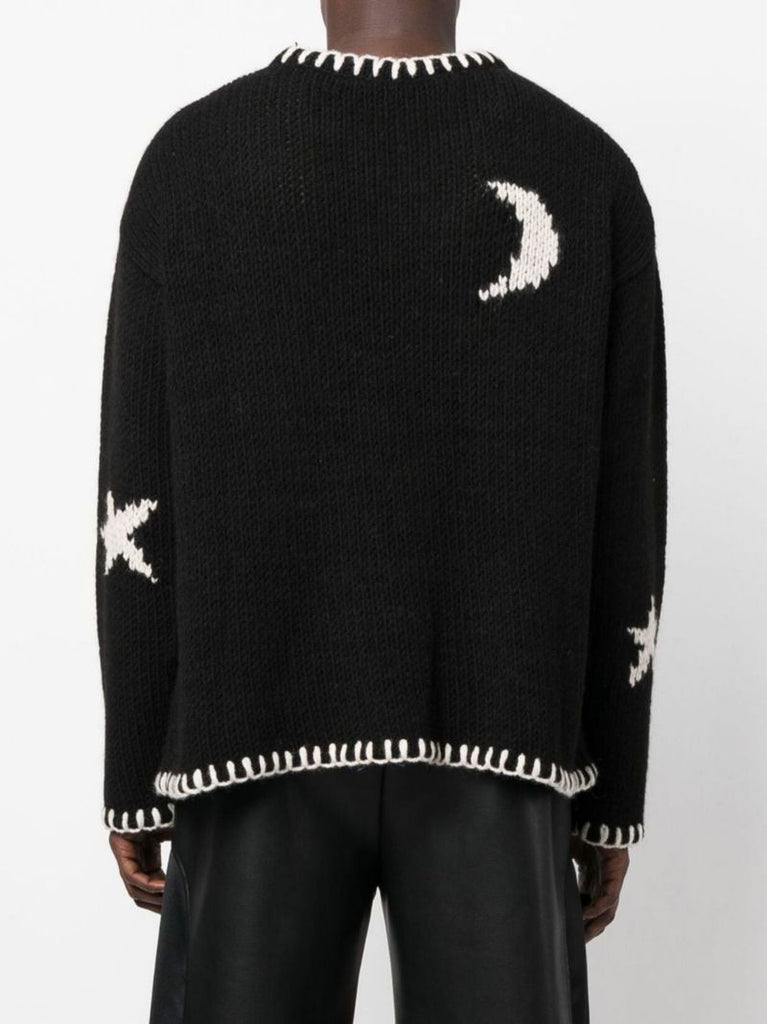 Black Nightsky Intarsia Sweater
