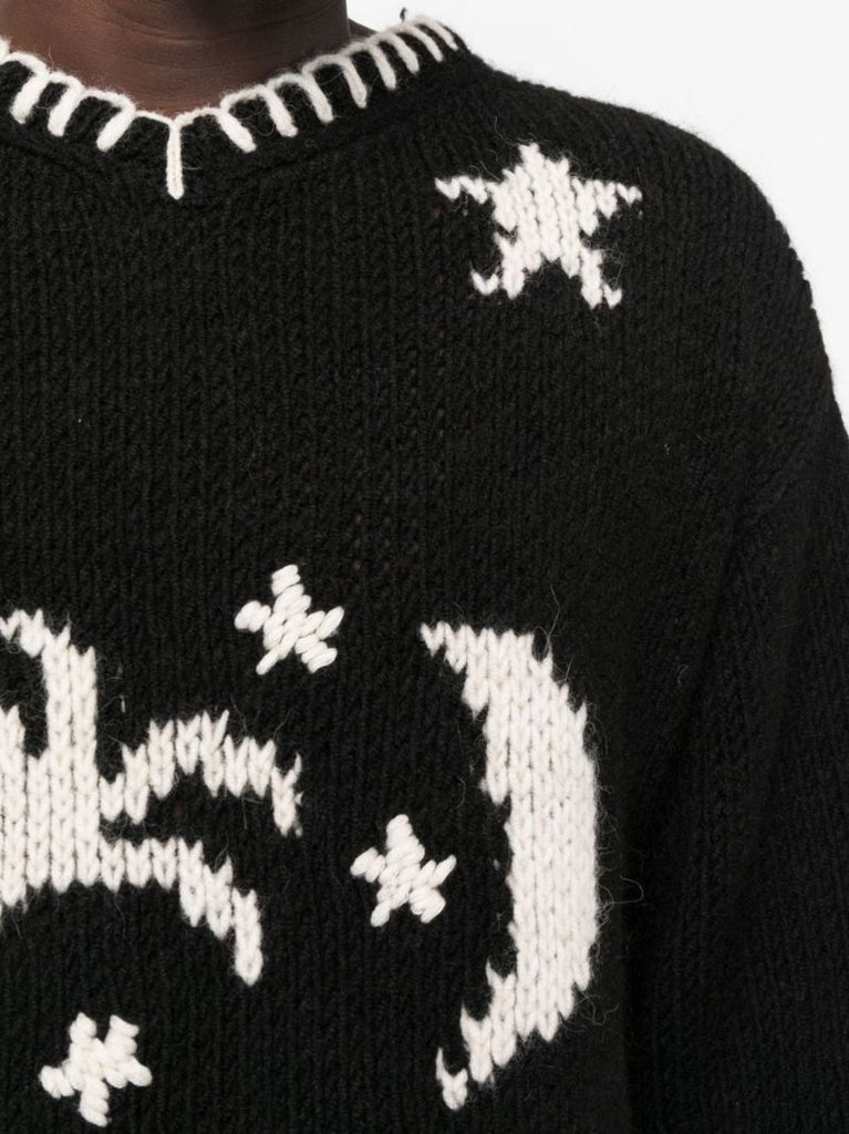 Black Nightsky Intarsia Sweater