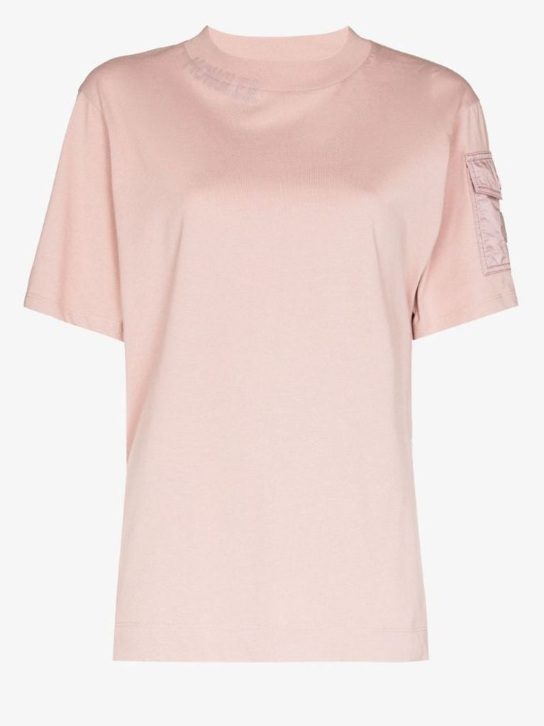Pink Logo Cotton T-shirt