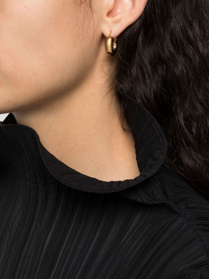 Gold-tone Chunky Hoop Earrings