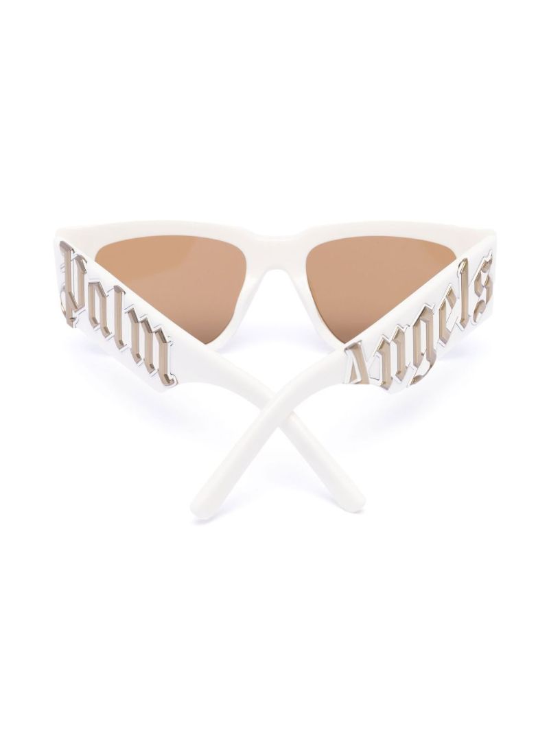 White Angel Rectangular Sunglasses