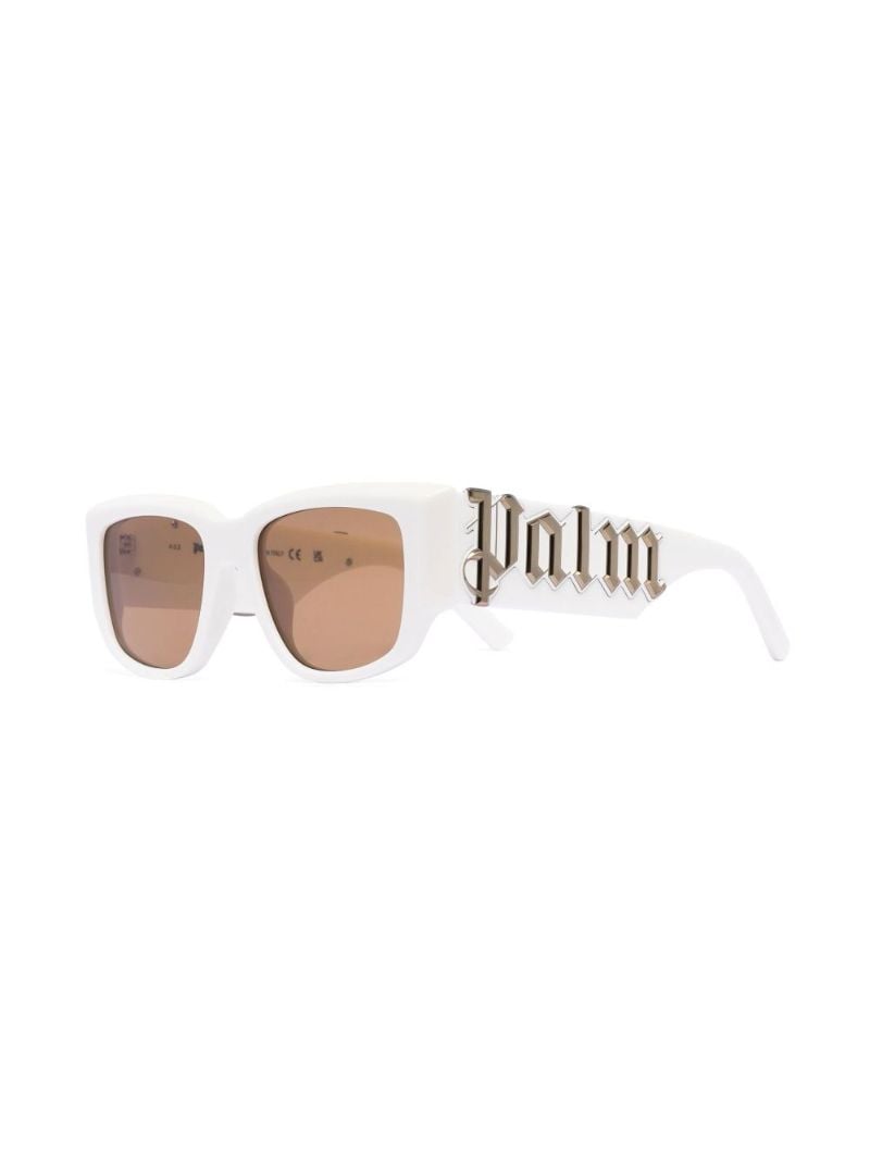 White Angel Rectangular Sunglasses