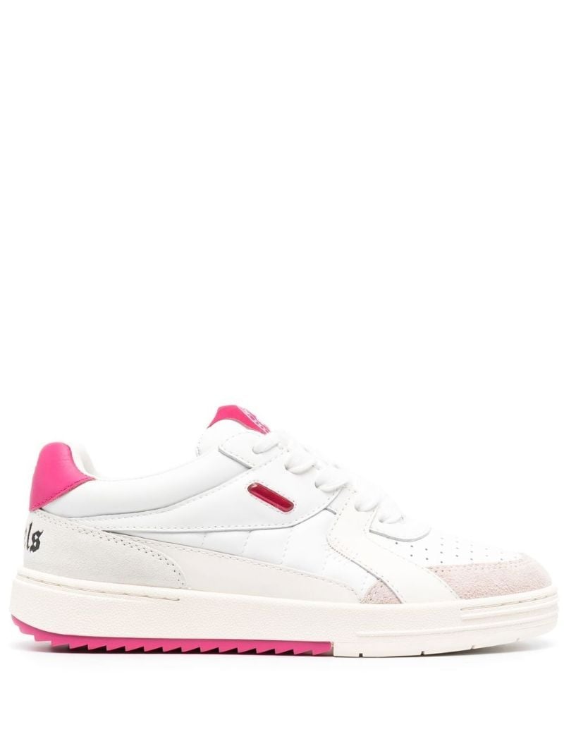 White Palm University Leather Sneakers