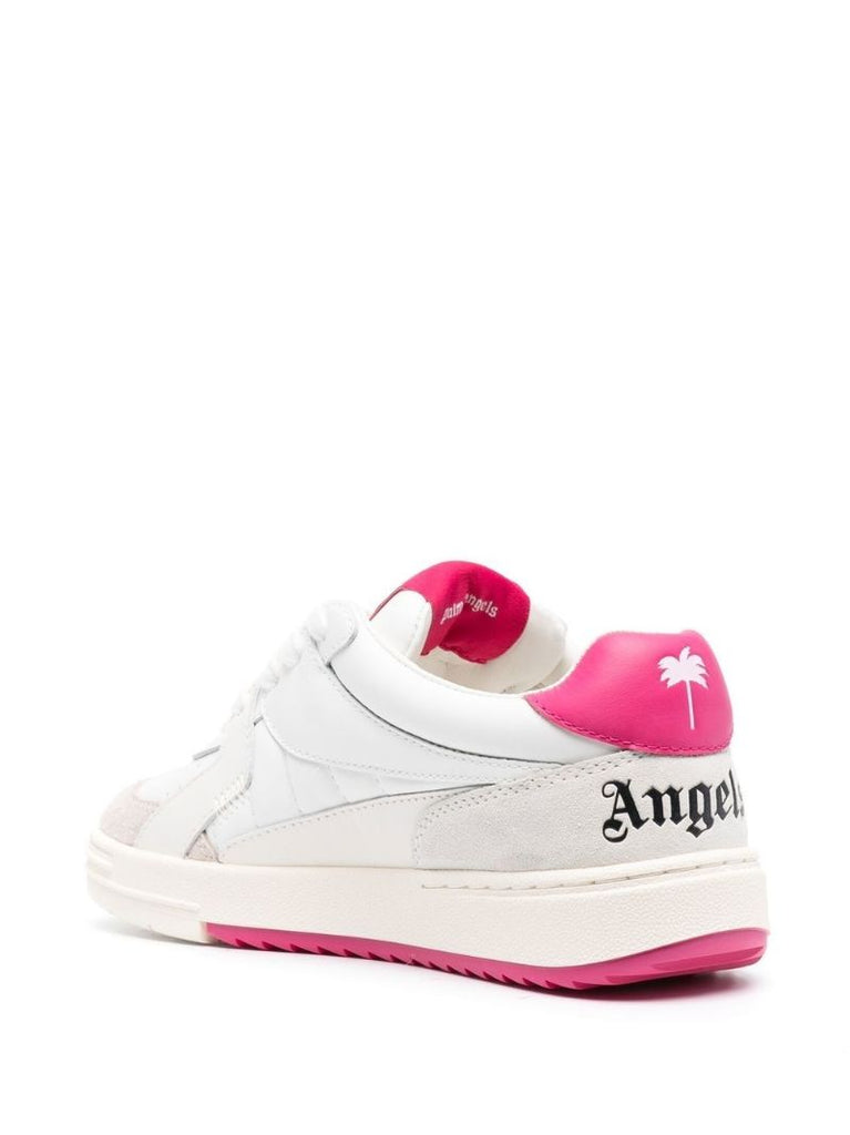 White Palm University Leather Sneakers