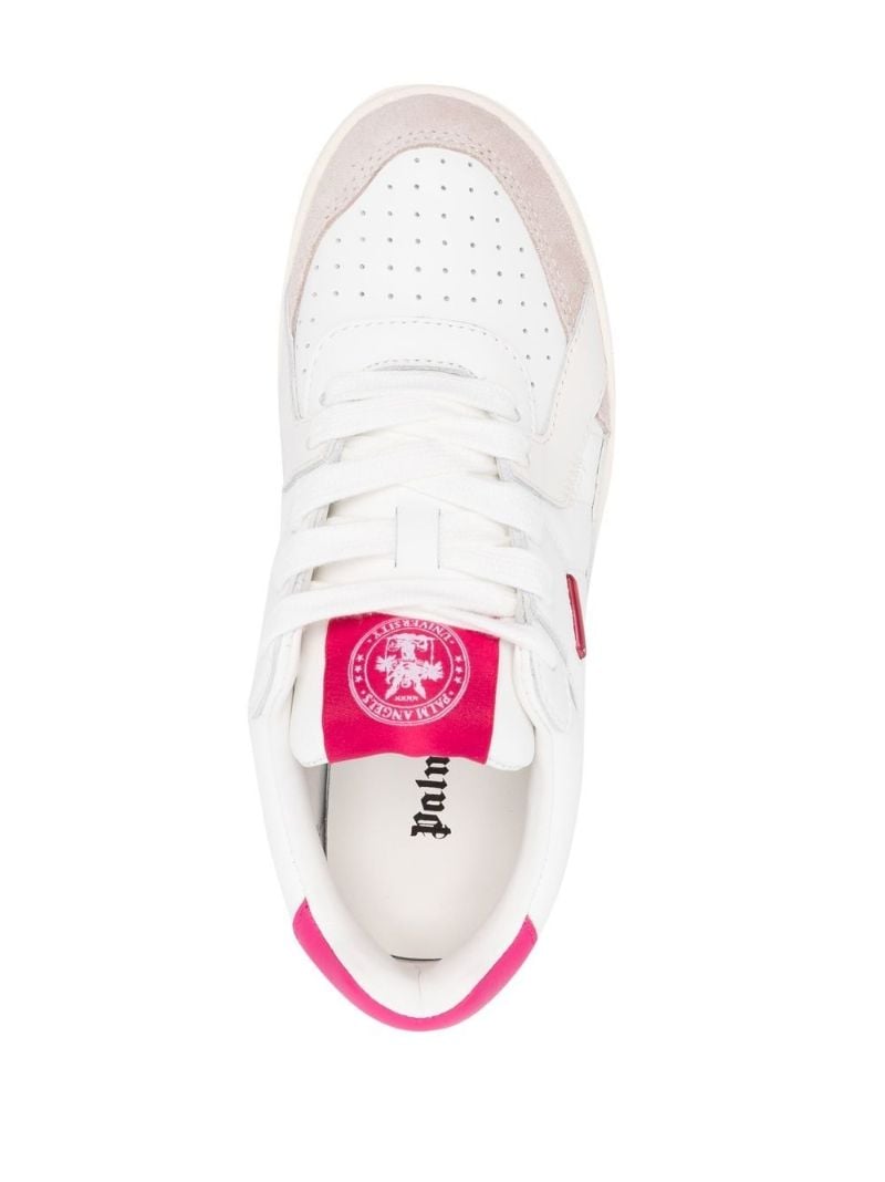 White Palm University Leather Sneakers
