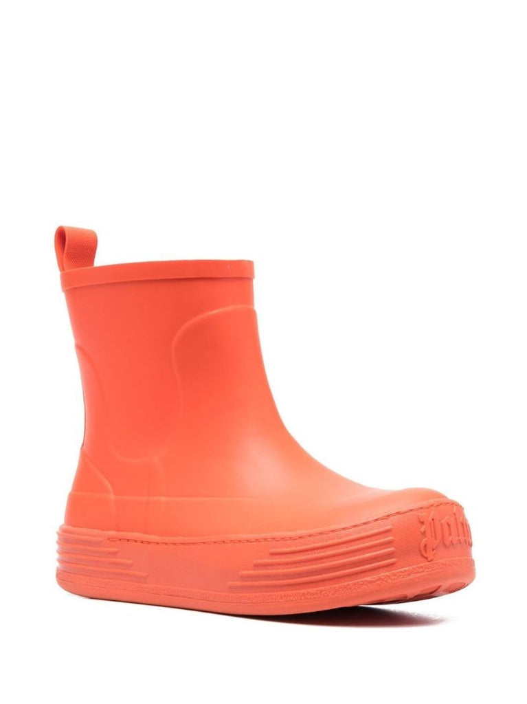 Red Flat Snow Boots