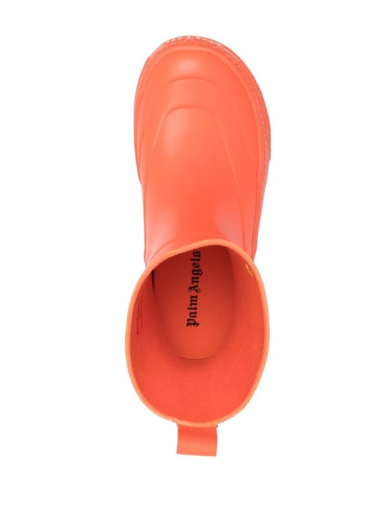 Red Flat Snow Boots