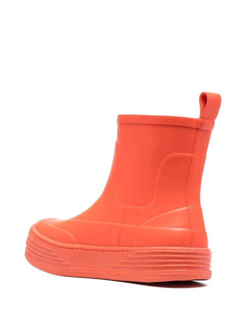Red Flat Snow Boots