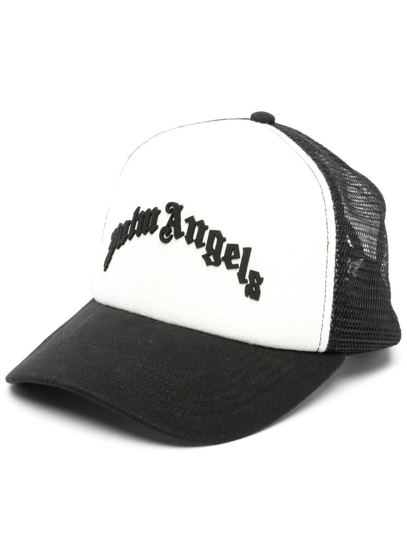 White Logo Mesh Baseball Cap