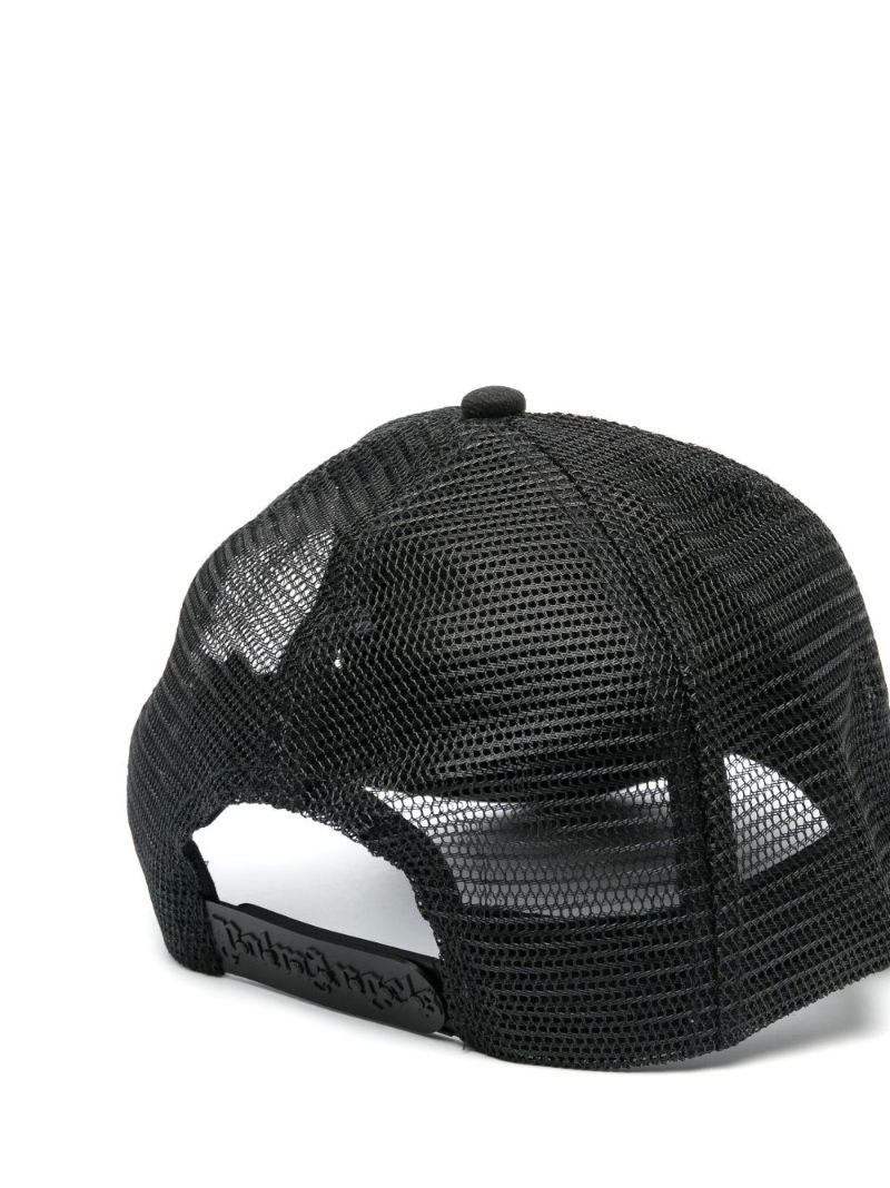 White Logo Mesh Baseball Cap