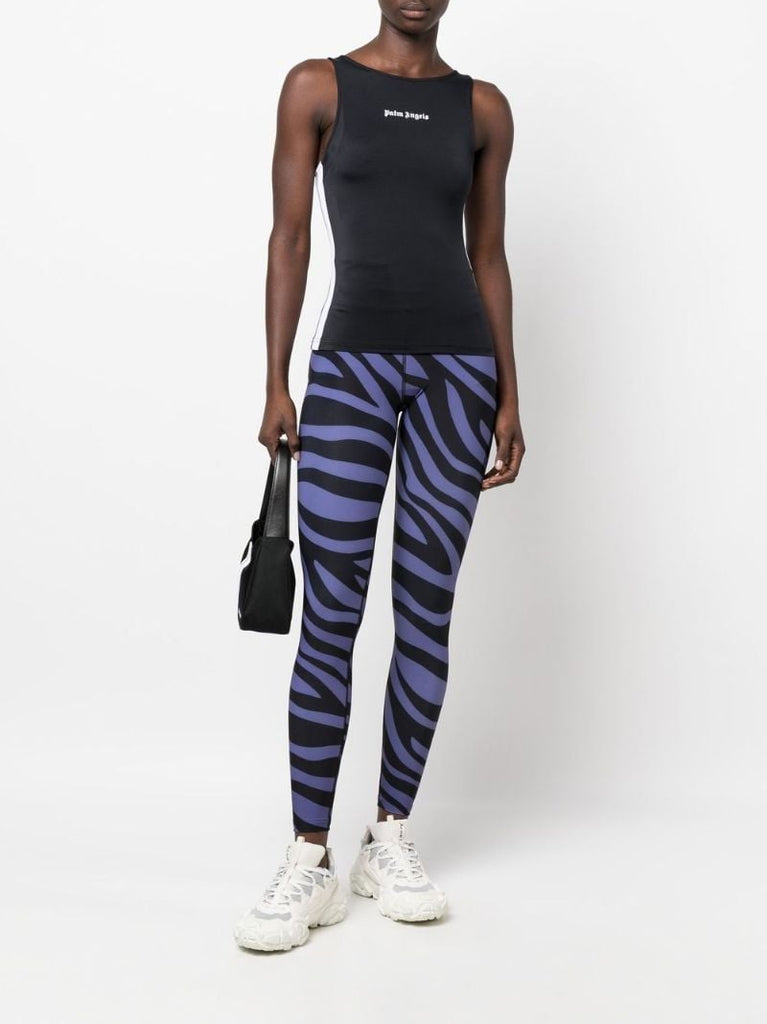 Purple Zebra Print Leggings