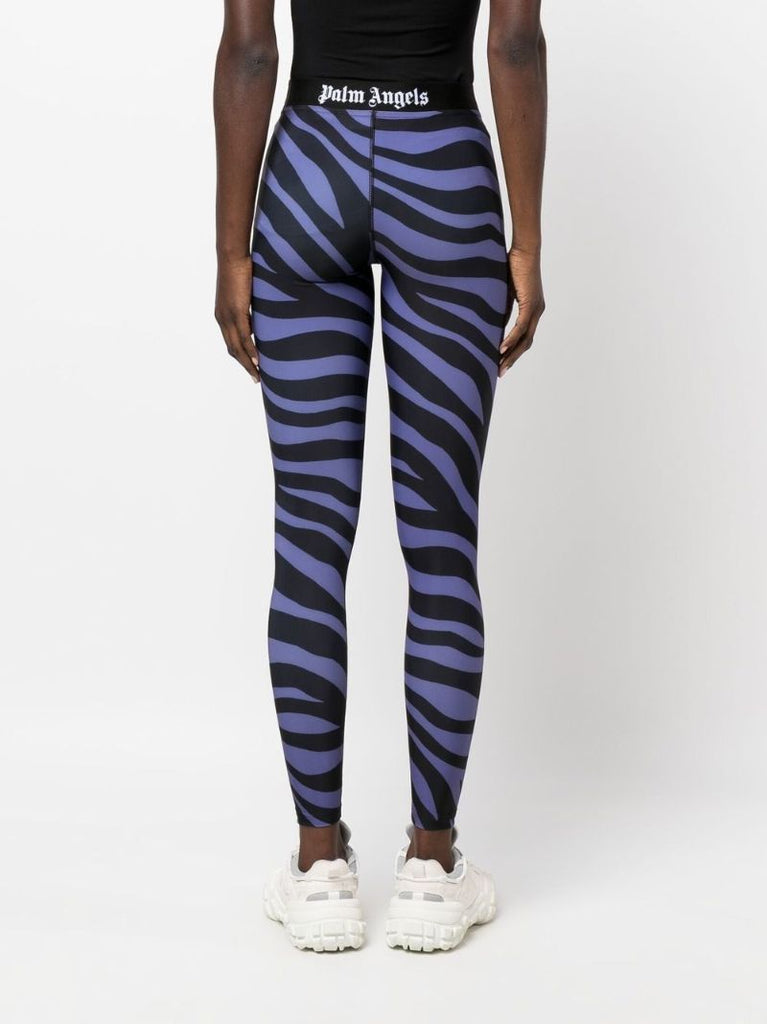 Purple Zebra Print Leggings