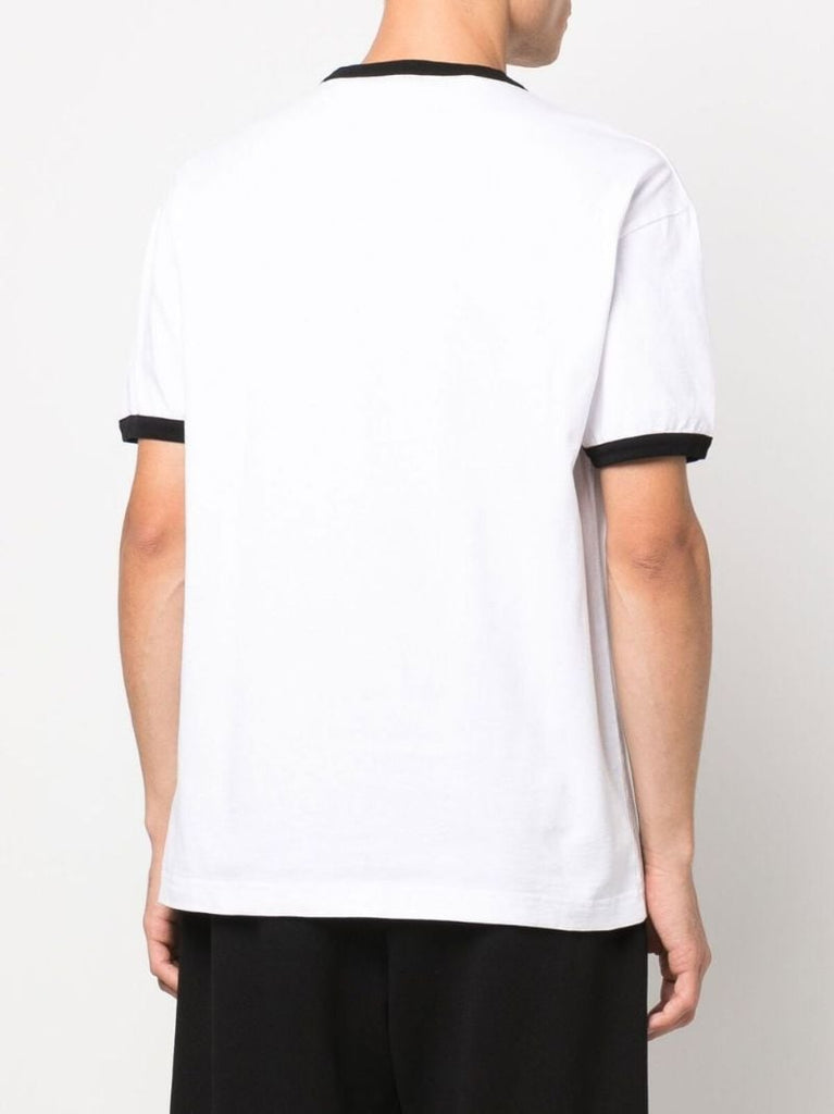 White Life Is Palm Cotton T-shirt