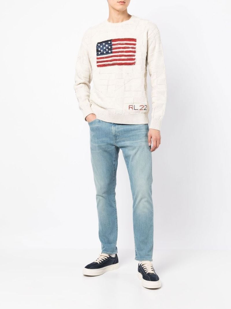 Neutral Iconic Flag Sweater