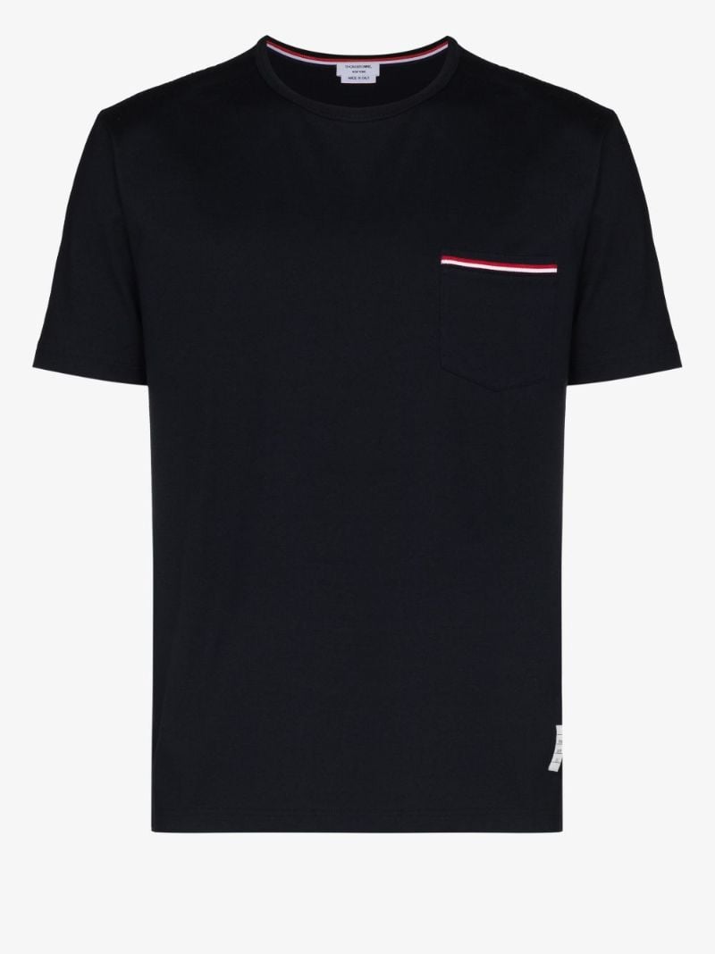 Blue Side Buttons T-shirt