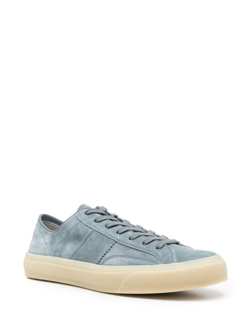 Blue Cambridge Suede Low Top Sneakers