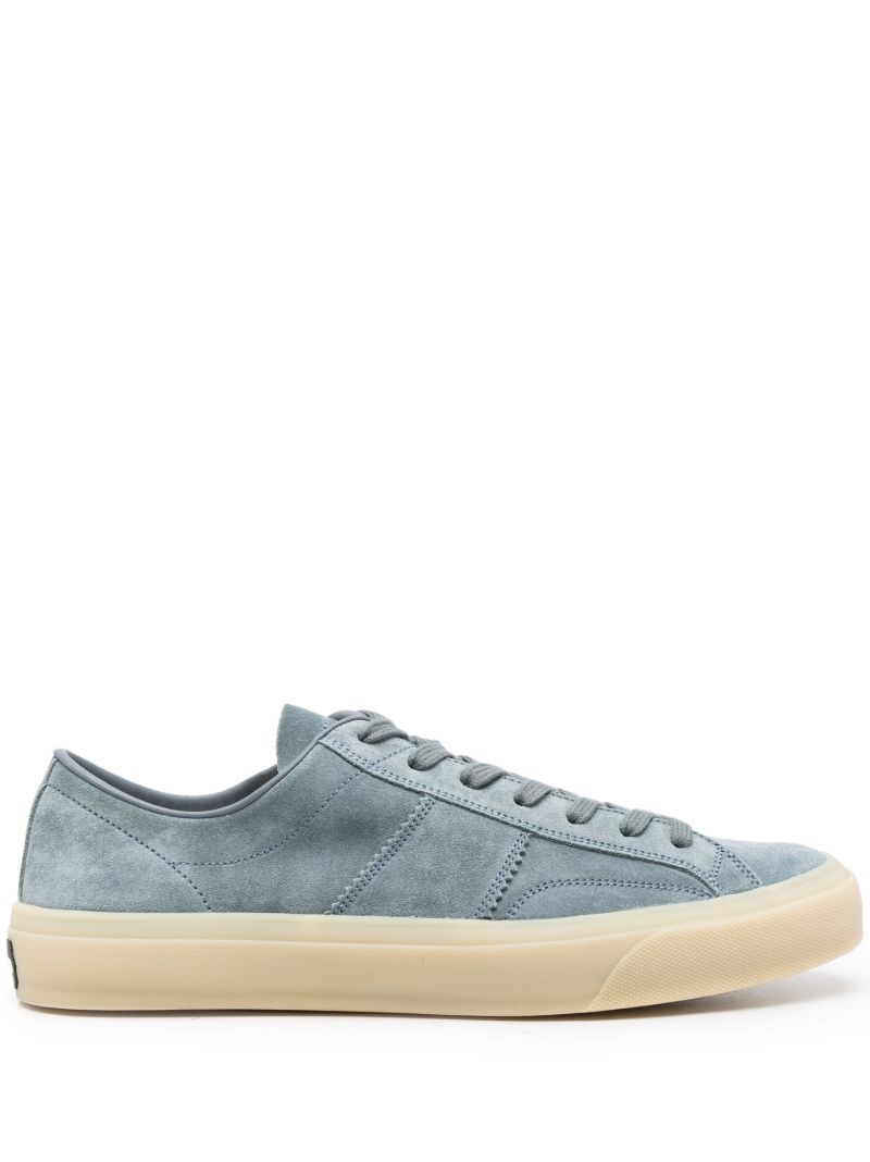Blue Cambridge Suede Low Top Sneakers
