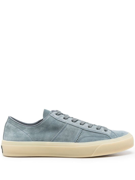 Blue Cambridge Suede Low Top Sneakers