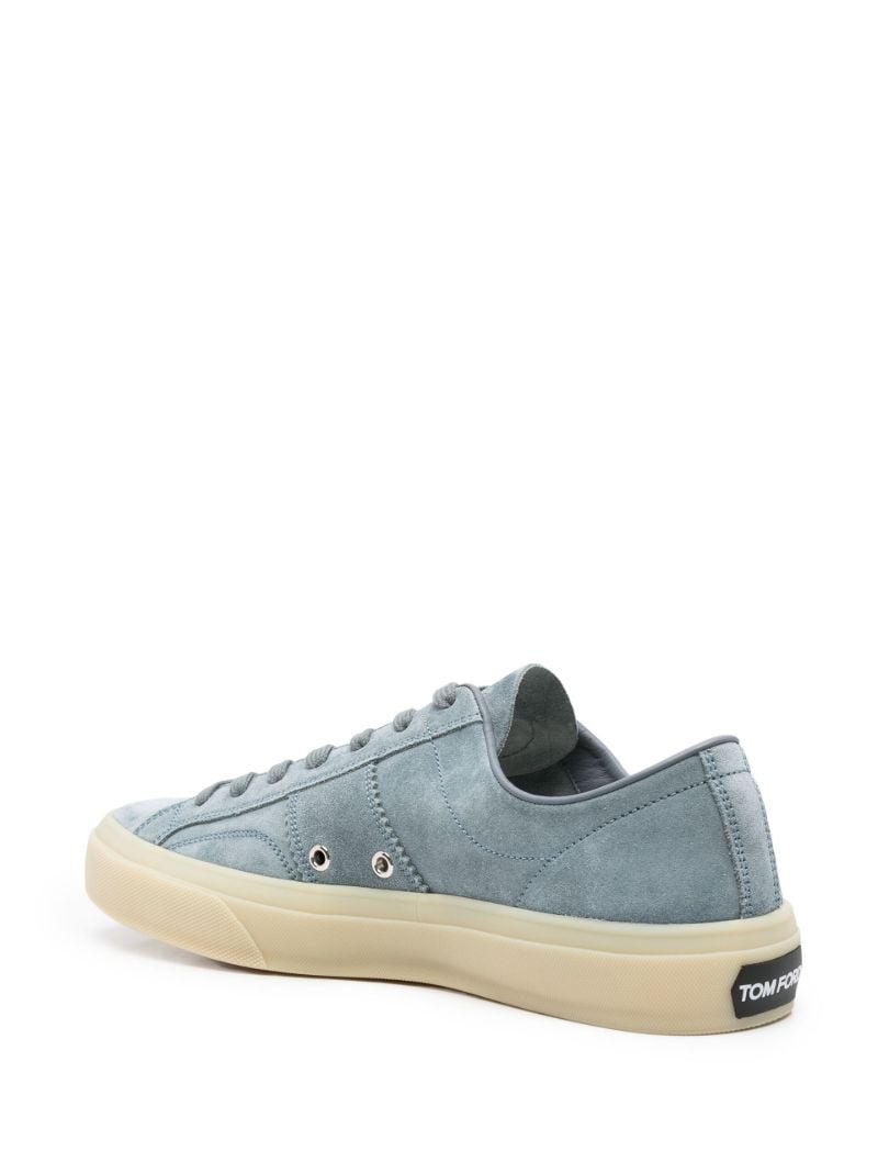 Blue Cambridge Suede Low Top Sneakers