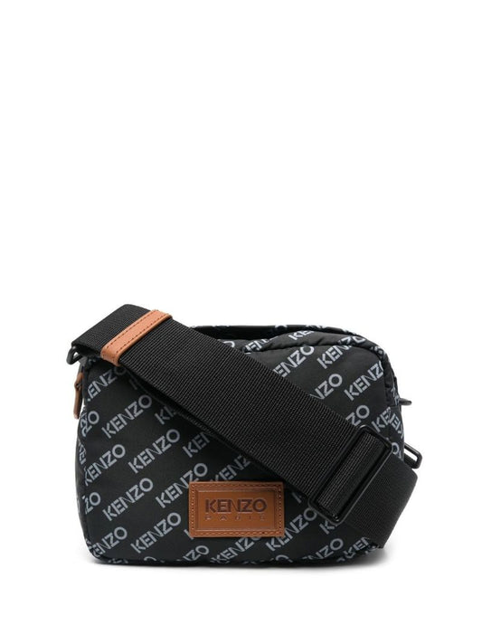Black Sport Monogram Cross Body Bag