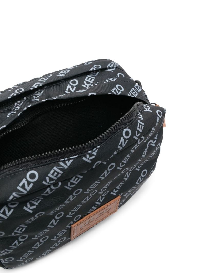 Black Sport Monogram Cross Body Bag