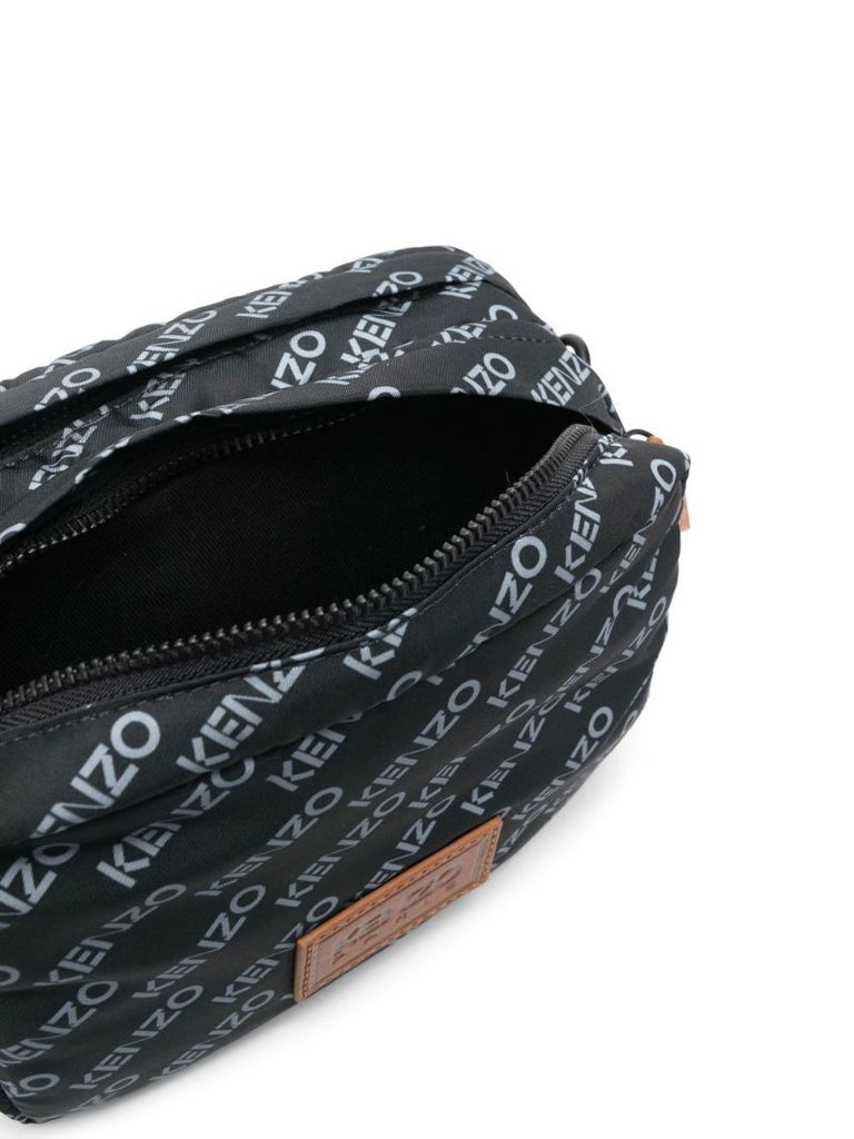 Black Sport Monogram Cross Body Bag