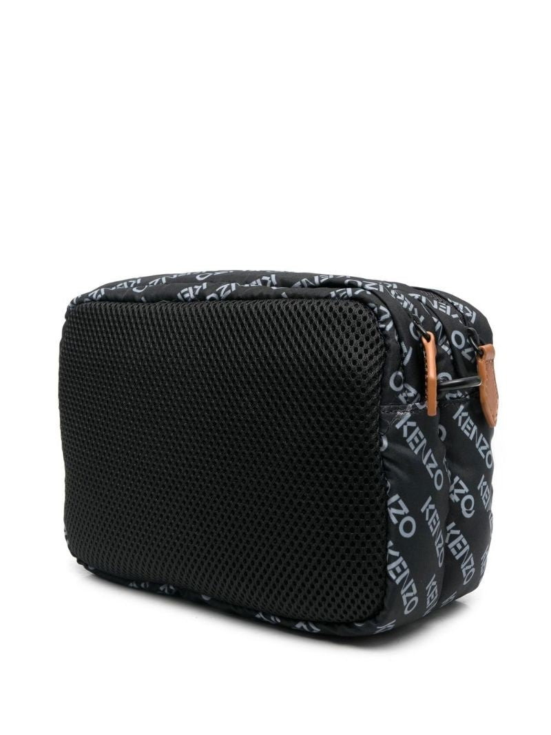Black Sport Monogram Cross Body Bag