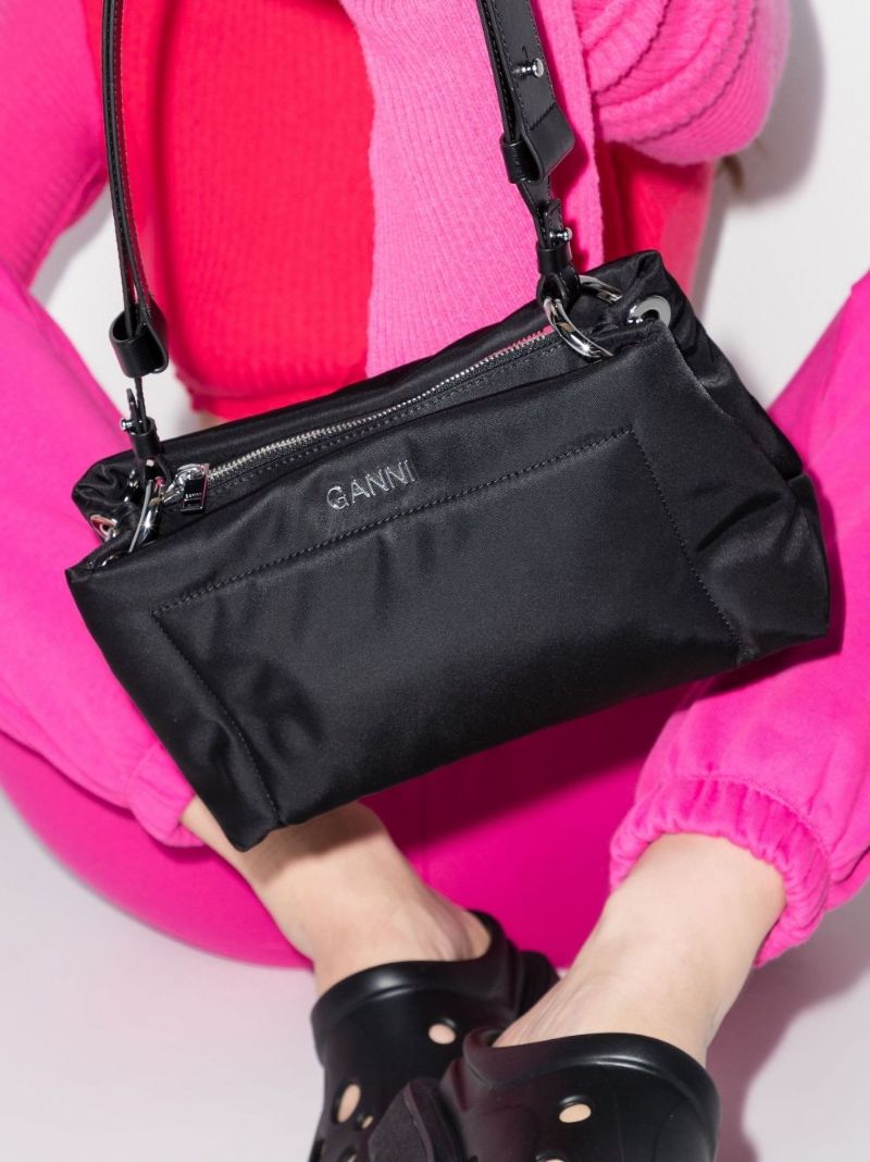 Black Pillow Medium Shoulder Bag