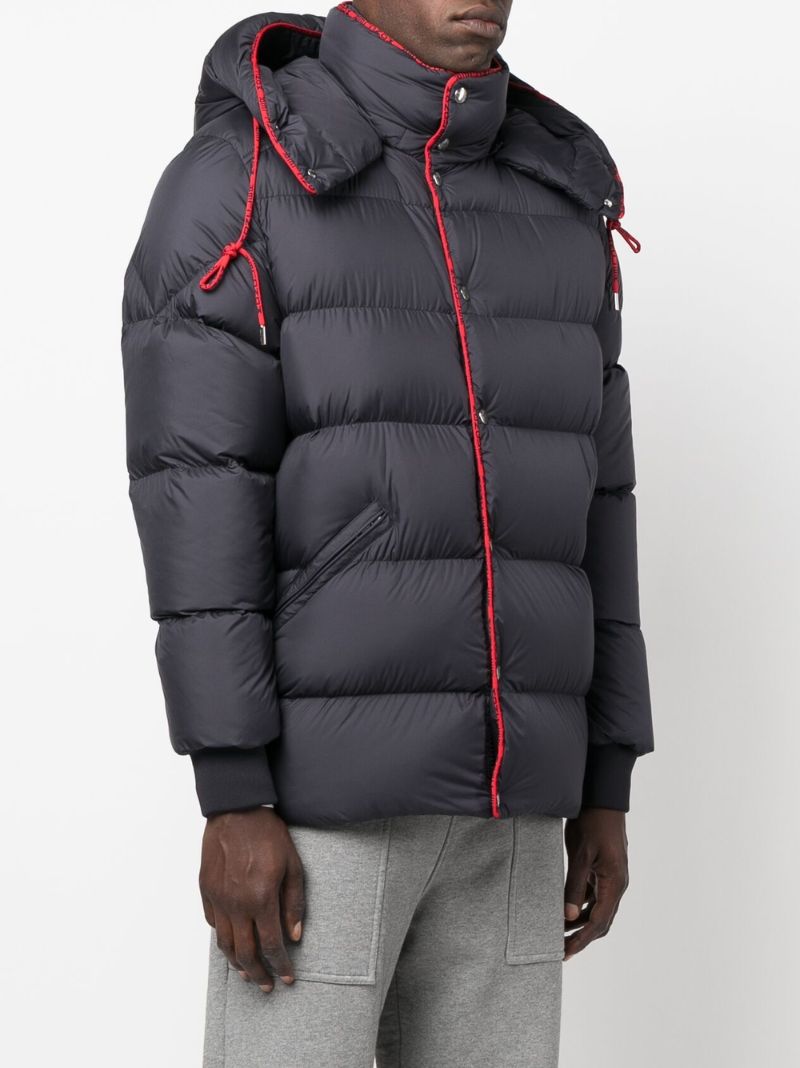 Blue Amarante Hooded Quilted Jacket