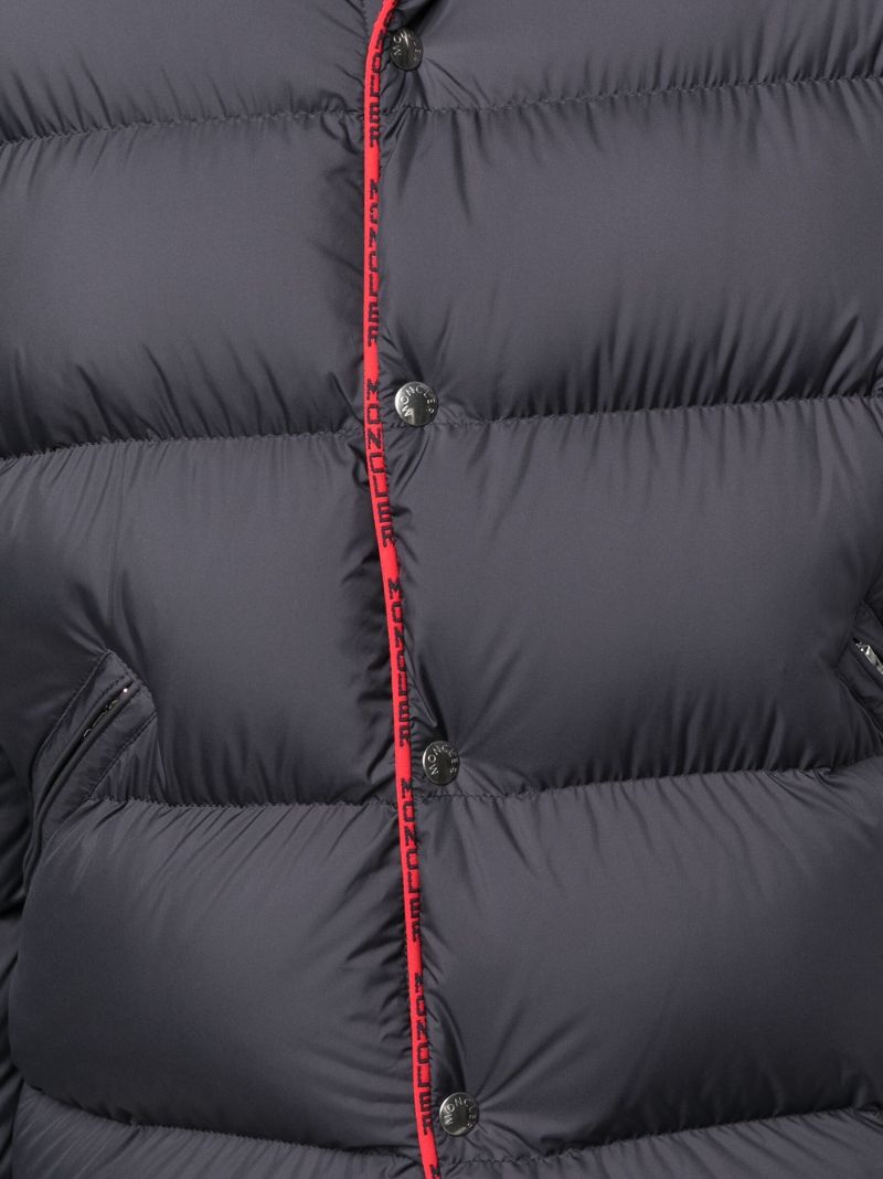 Blue Amarante Hooded Quilted Jacket