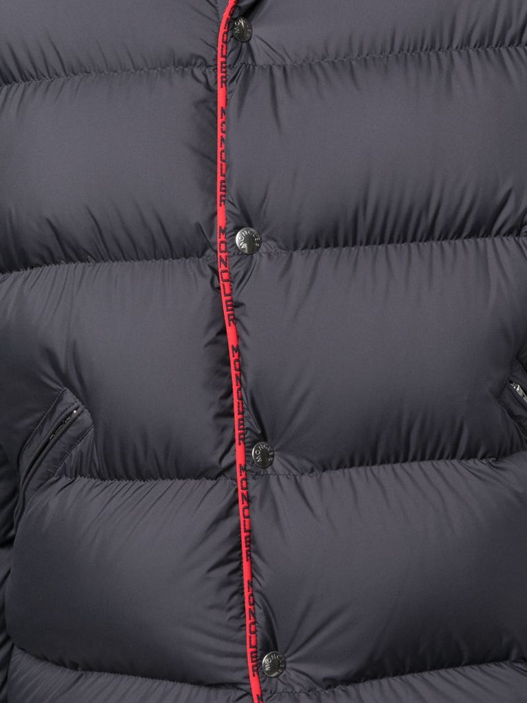 Blue Amarante Hooded Quilted Jacket
