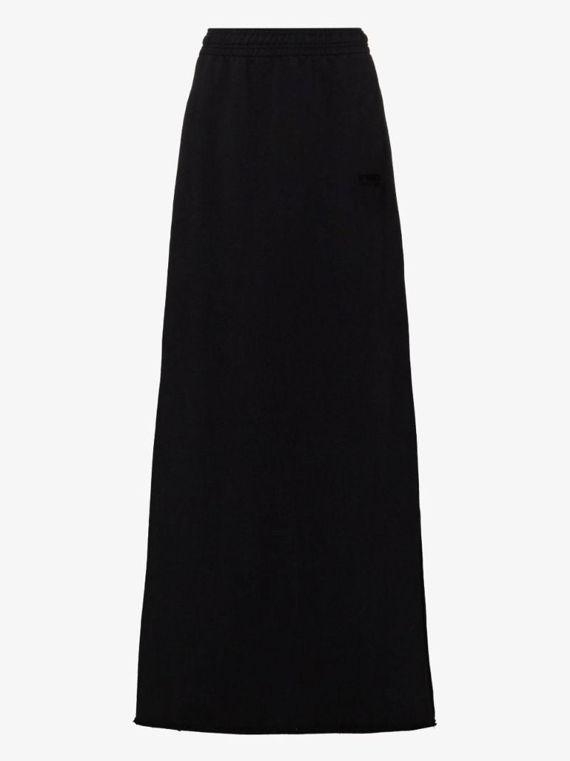 Push Up Cotton Maxi Skirt