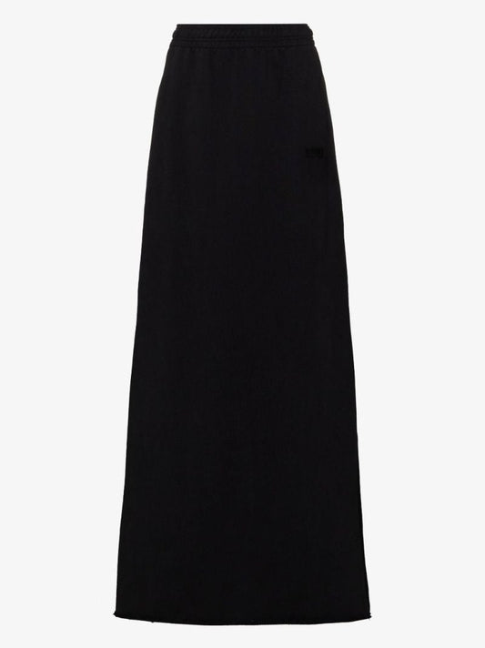 Push Up Cotton Maxi Skirt