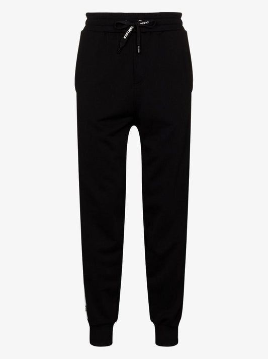 Black Logo Tape Track Pants