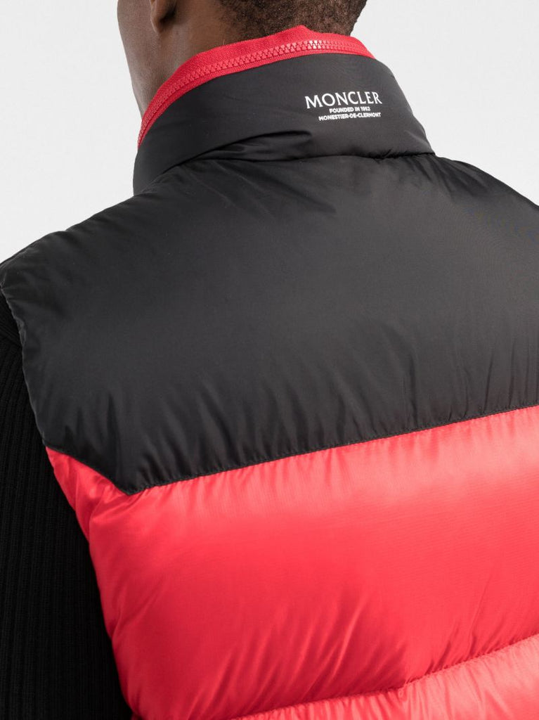 Red Ophrys Hooded Quilted Gilet