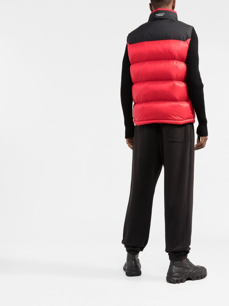 Red Ophrys Hooded Quilted Gilet