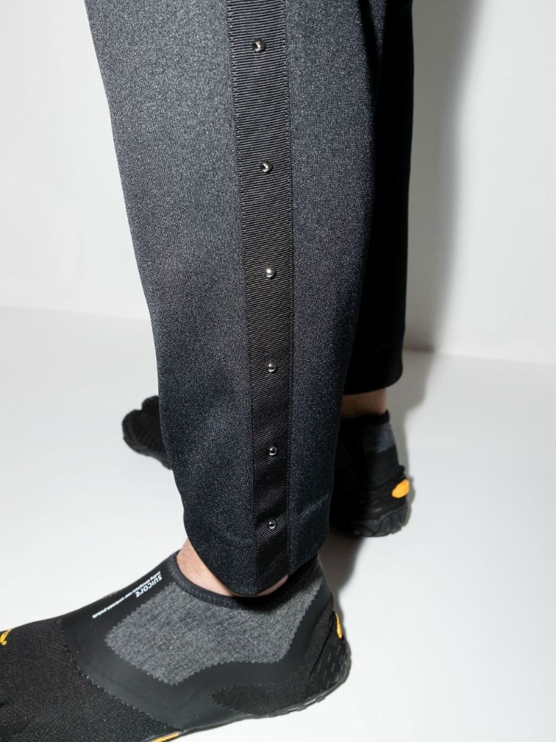 Black Studded Track Pants