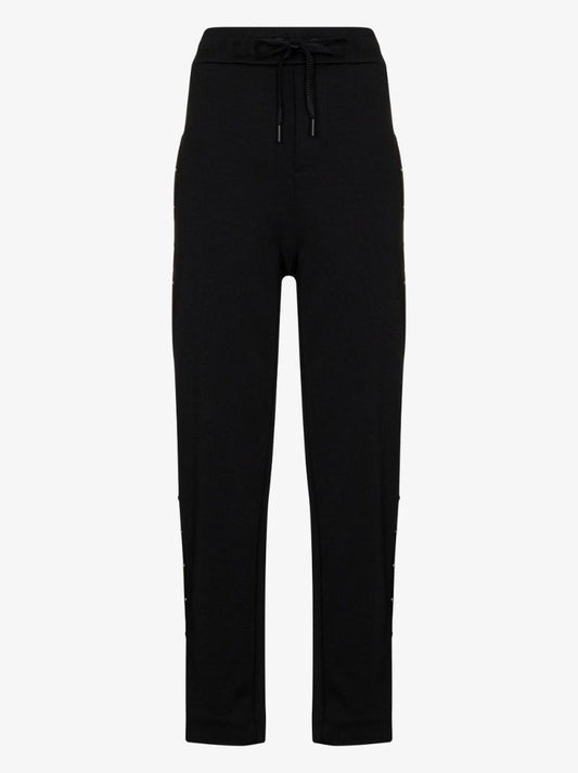Black Studded Track Pants