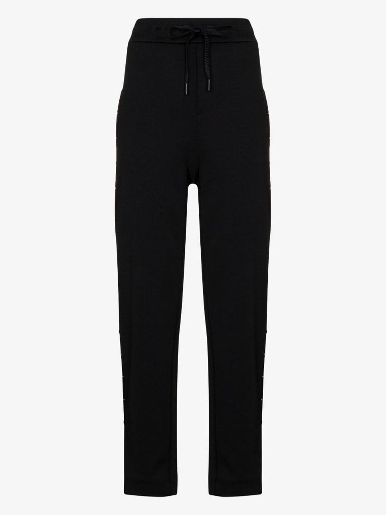 Black Studded Track Pants