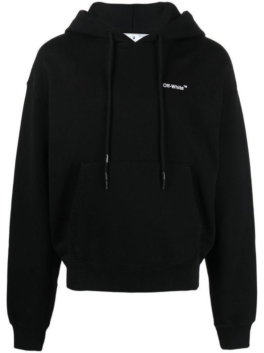 Black Caravaggio Crowning Over Print Hoodie