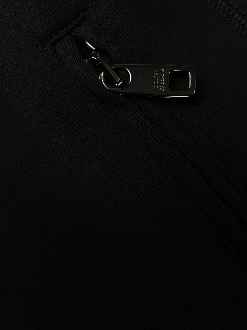 Black Logo Cotton Track Pants