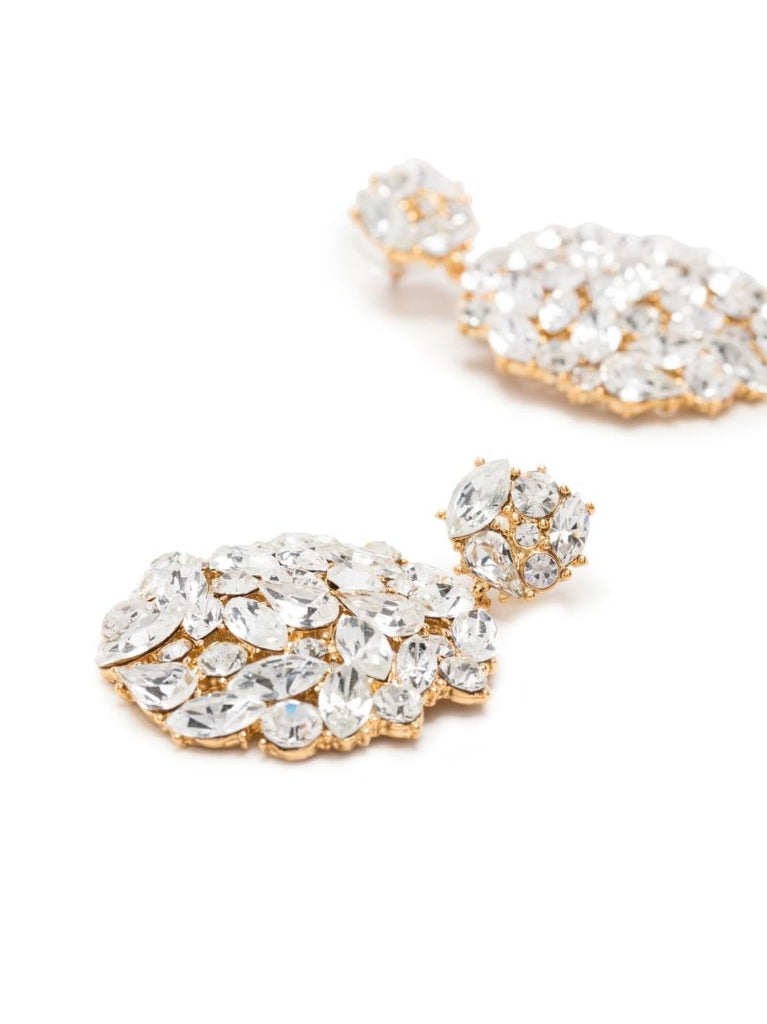 Gold-tone Crystal Drop Earrings